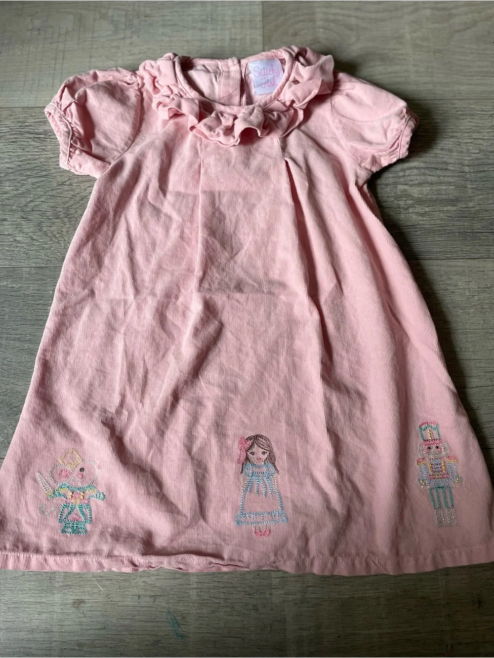 Stitchy Fish Nutcracker Christmas Dress